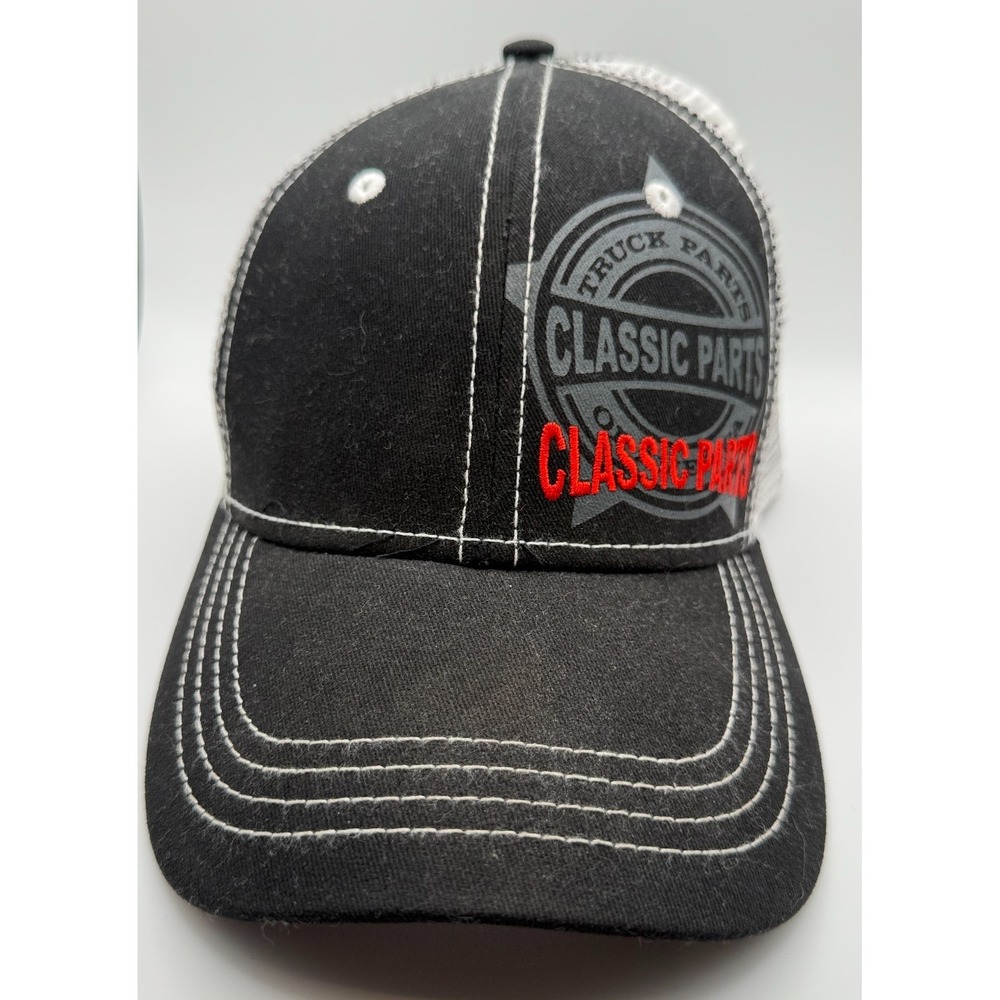 Truck Classic Parts America Cap Hat Adult Adjustable Embroidered Logo Black Mesh